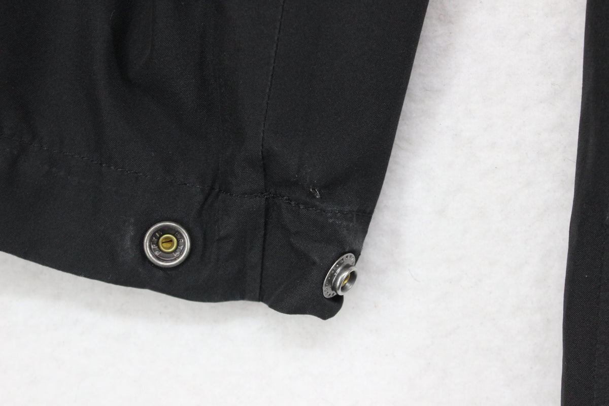 Womens Dryvent Waterproof Coat Hooded Snap Button