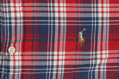 Mens Plaid Shirt Classic Fit Button Up