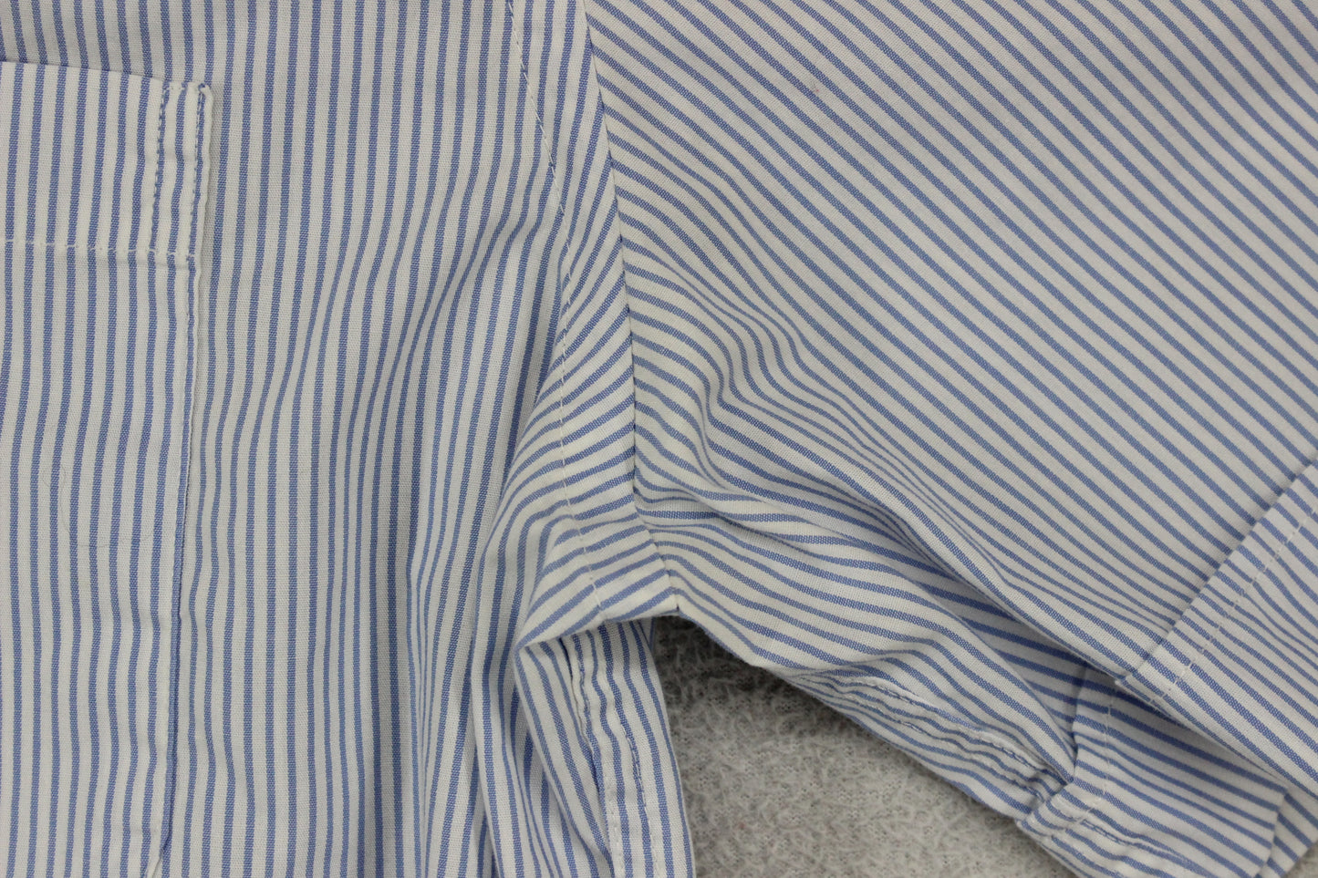 Mens Striped Shirt Classic Casual Short Sleeve