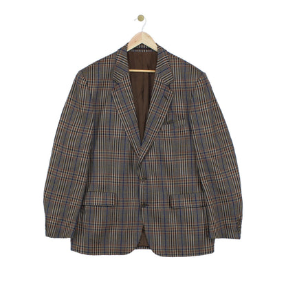 Mens Blazer Uk Made Check Long
