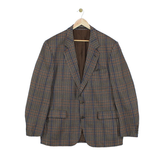 Mens Blazer Uk Made Check Long
