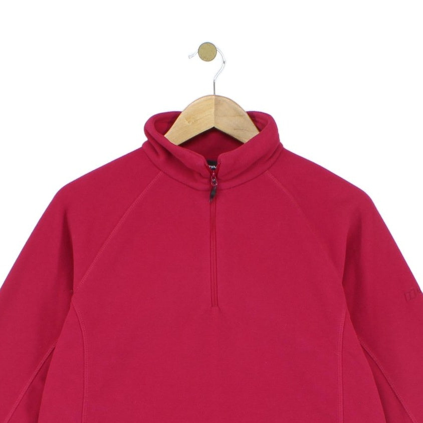Womens 1/4 Zip Fleece Outdoor Lightweight