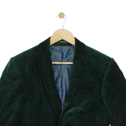 Mens Velvet Blazer Slim Fit Cotton