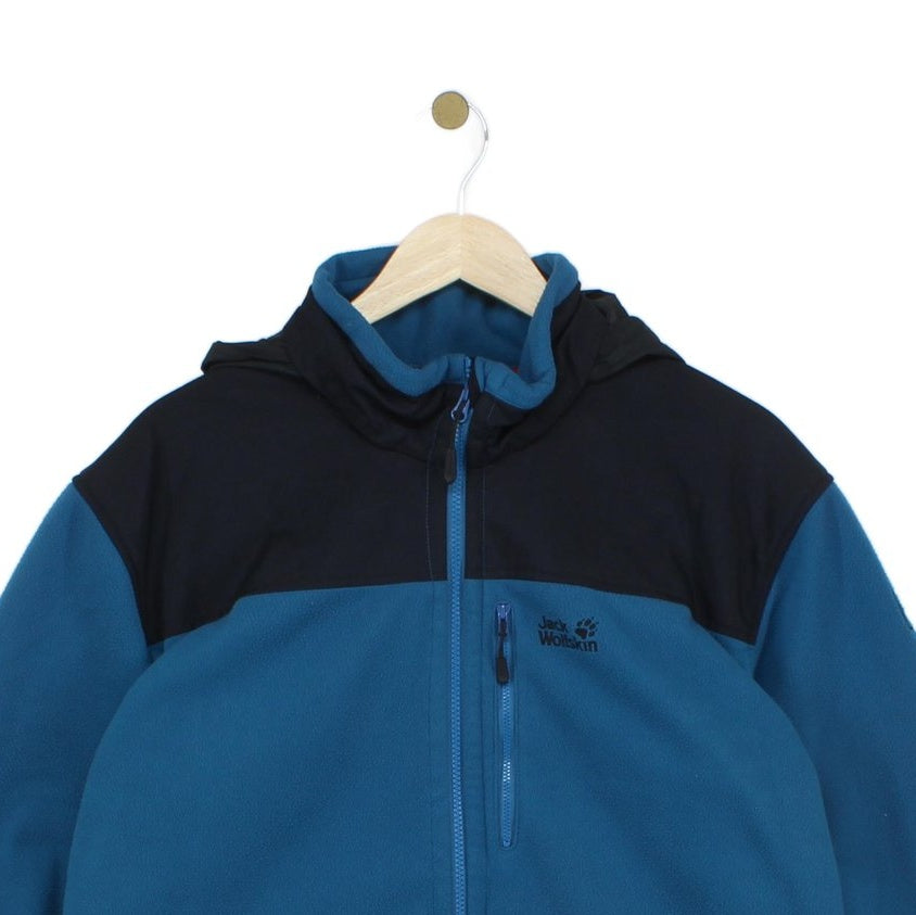 Mens Softshell Fleece Jacket Outdoor Hooded