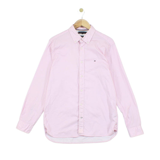 Mens Shirt Stretch Long Sleeve Regular Fit