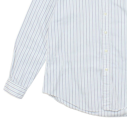 Mens Striped Shirt Custom Fit Button Down