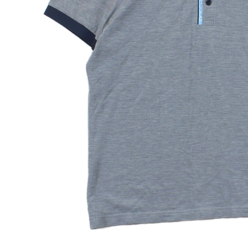 Mens Polo Shirt Slim Fit Collar Short Sleeve Cotton