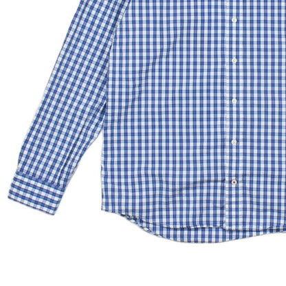 Mens Shirt Gingham Button Down Check
