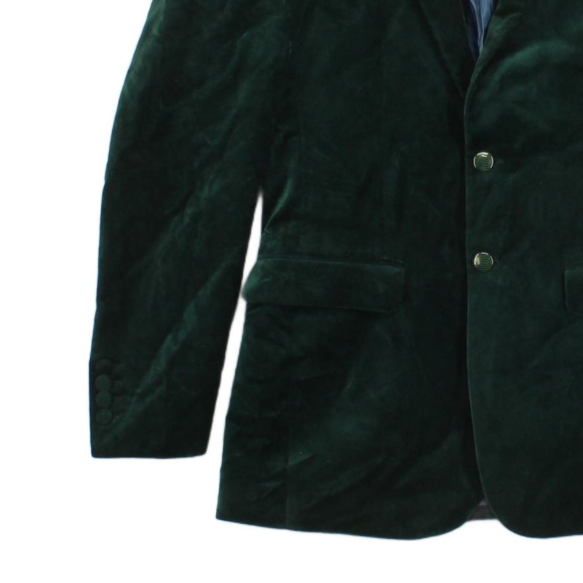 Mens Velvet Blazer Slim Fit Cotton