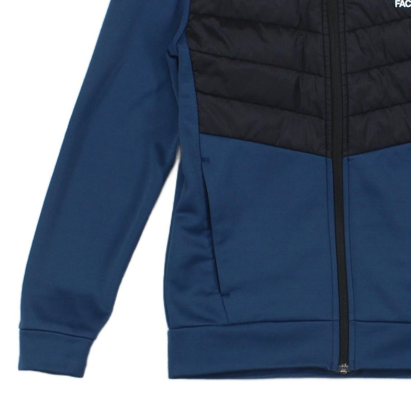Boys Fleece Jacket Hooded Full Zip Quilted