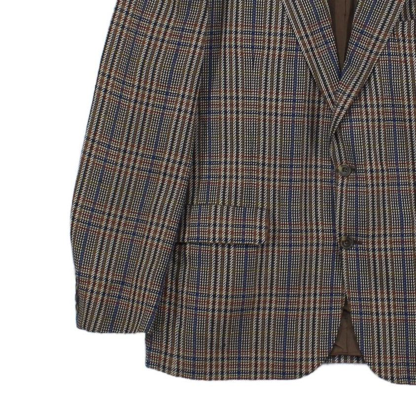 Mens Blazer Uk Made Check Long