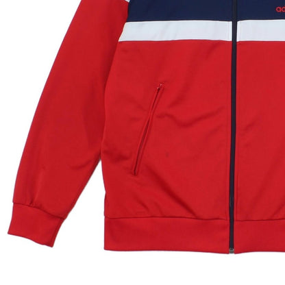 Mens Track Jacket Athletic Stripes Logo