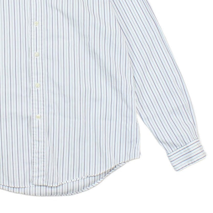 Mens Striped Shirt Custom Fit Button Down