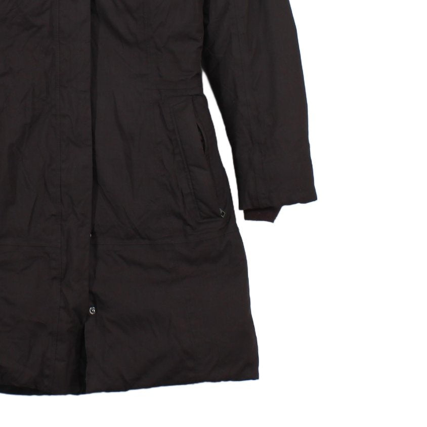 Womens Hyvent Down Parka Coat Faux Fur Hooded Insulated
