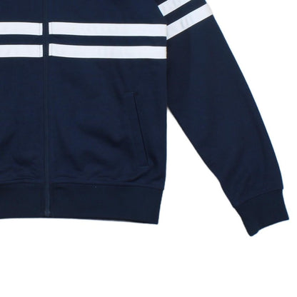Mens Track Jacket 80S Casuals Retro Stripes Casual