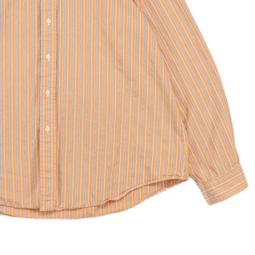 Mens Striped Shirt Custom Fit Collared