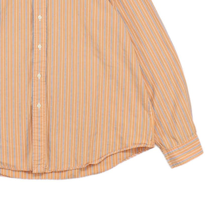 Mens Striped Shirt Custom Fit Collared