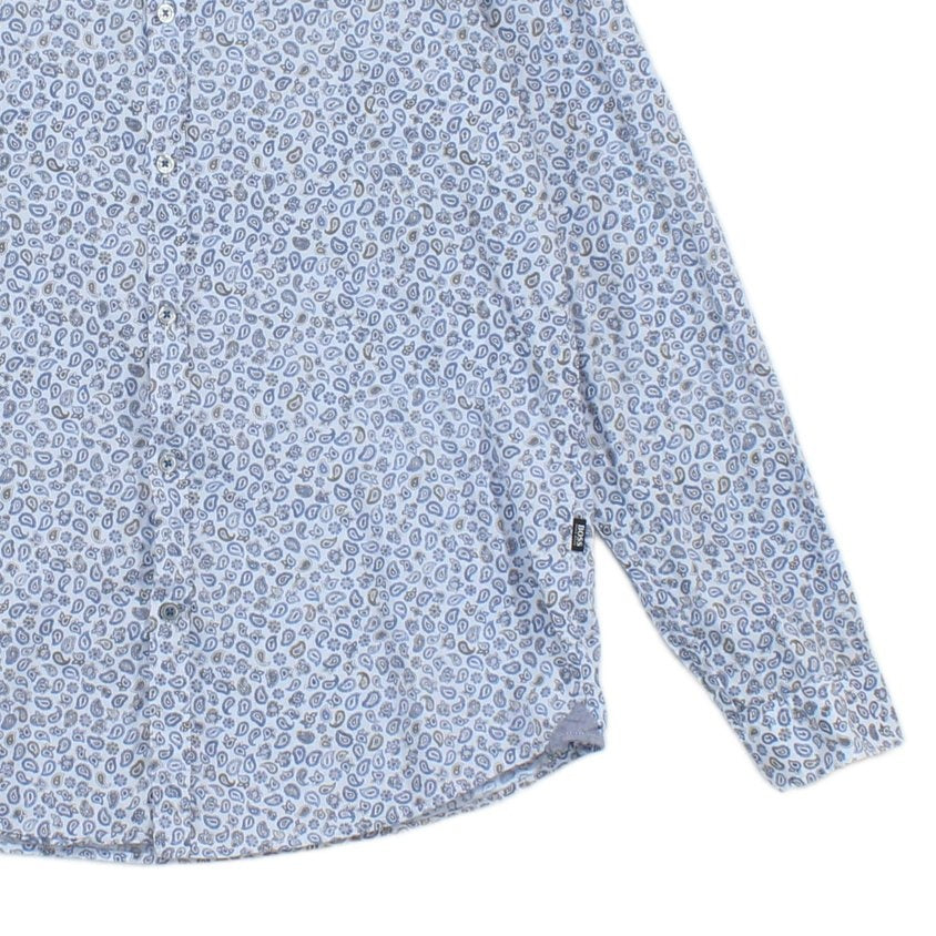 Mens Floral Shirt Long Sleeve Regular Fit