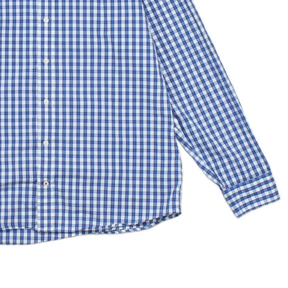 Mens Shirt Gingham Button Down Check
