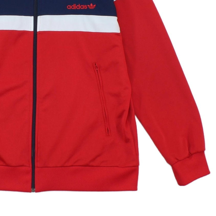 Mens Track Jacket Athletic Stripes Logo