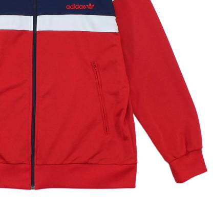 Mens Track Jacket Athletic Stripes Logo