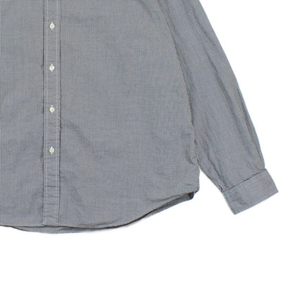 Mens Check Shirt Button Up Long Sleeve