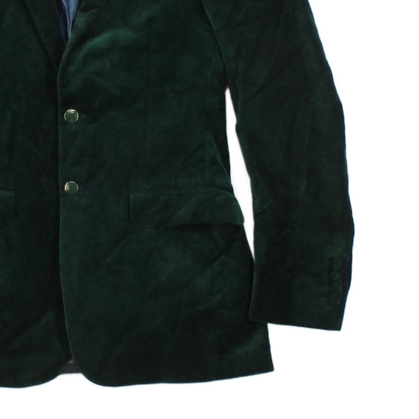Mens Velvet Blazer Slim Fit Cotton