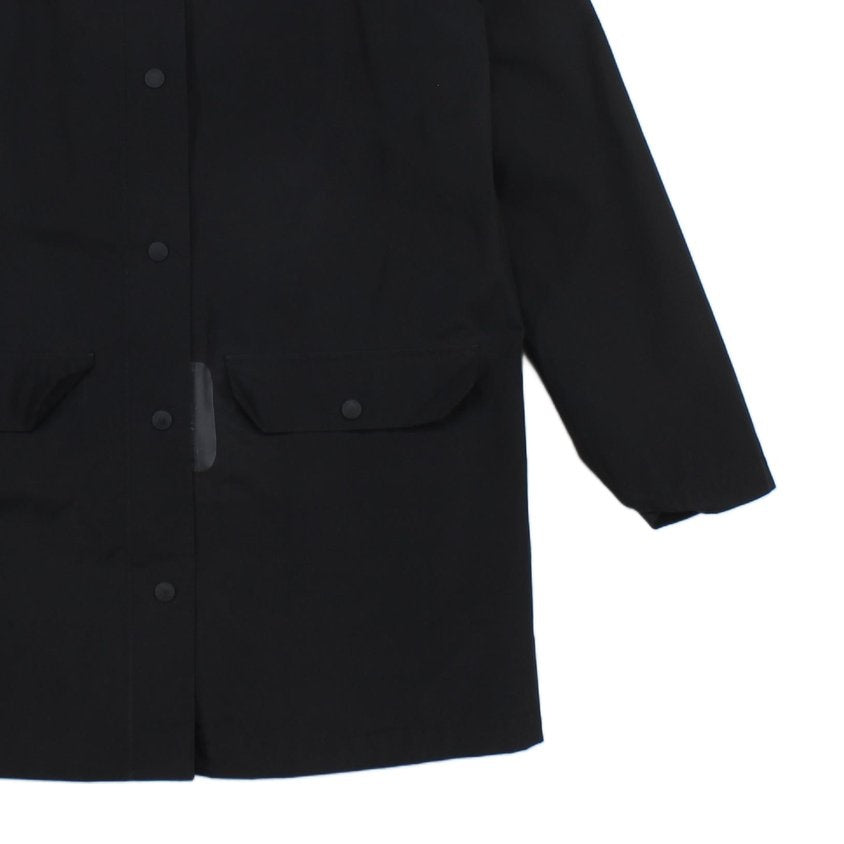 Womens Dryvent Waterproof Coat Hooded Snap Button