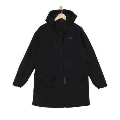 Womens Dryvent Waterproof Coat Hooded Snap Button