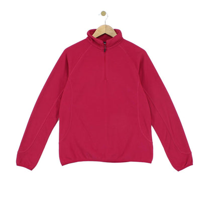 Womens 1/4 Zip Fleece Outdoor Lightweight