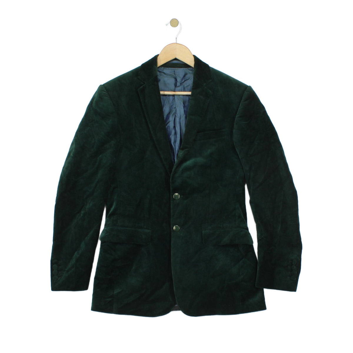 Mens Velvet Blazer Slim Fit Cotton