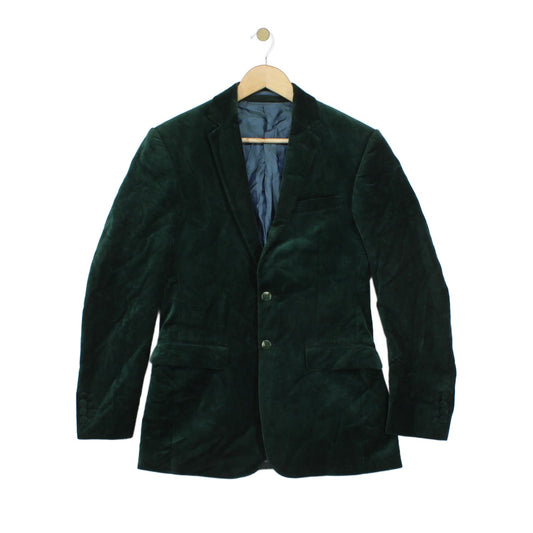 Mens Velvet Blazer Slim Fit Cotton