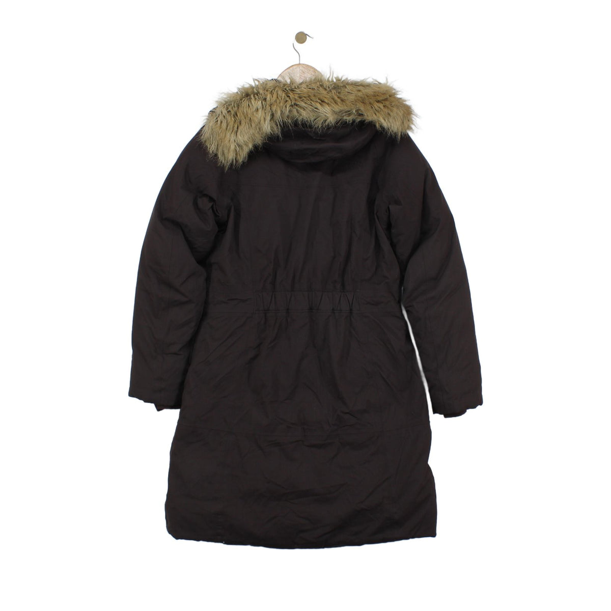 Womens Hyvent Down Parka Coat Faux Fur Hooded Insulated