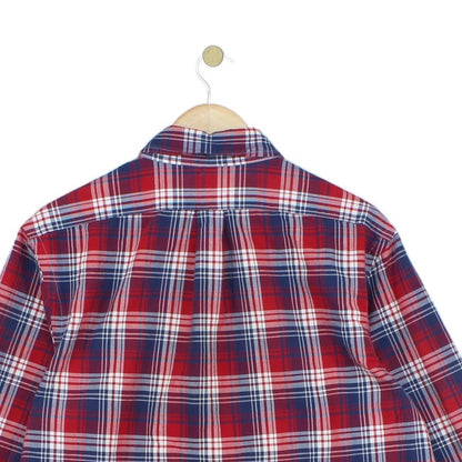 Mens Plaid Shirt Classic Fit Button Up