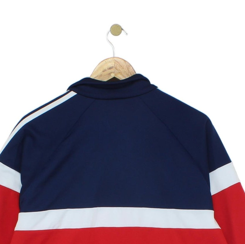 Mens Track Jacket Athletic Stripes Logo