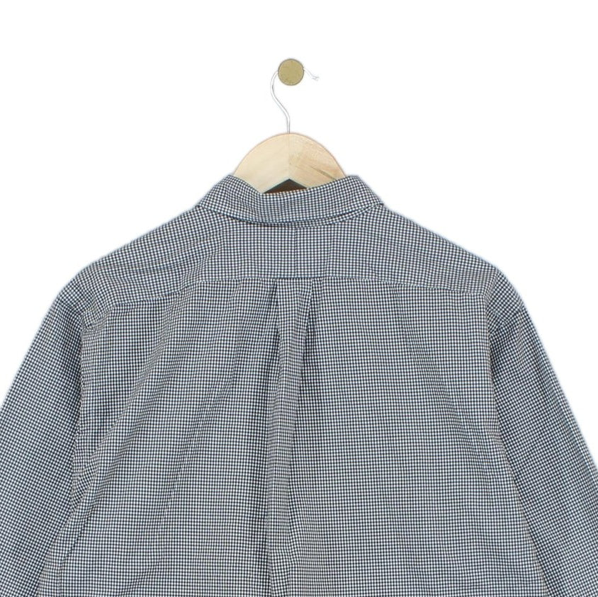 Mens Check Shirt Button Down Classic Fit