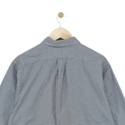Mens Check Shirt Button Down Classic Fit