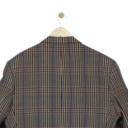 Mens Blazer Uk Made Check Long