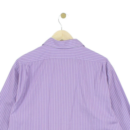 Mens Striped Shirt Long Sleeve Button Up