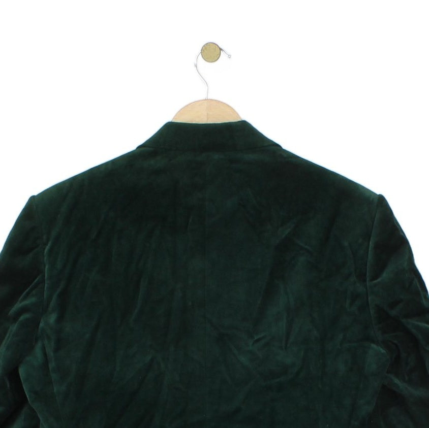 Mens Velvet Blazer Slim Fit Cotton