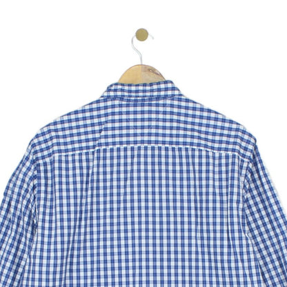 Mens Shirt Gingham Button Down Check