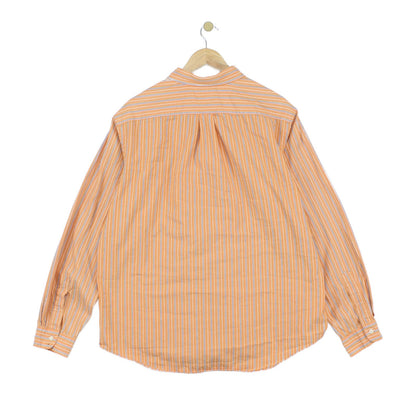 Mens Striped Shirt Custom Fit Collared