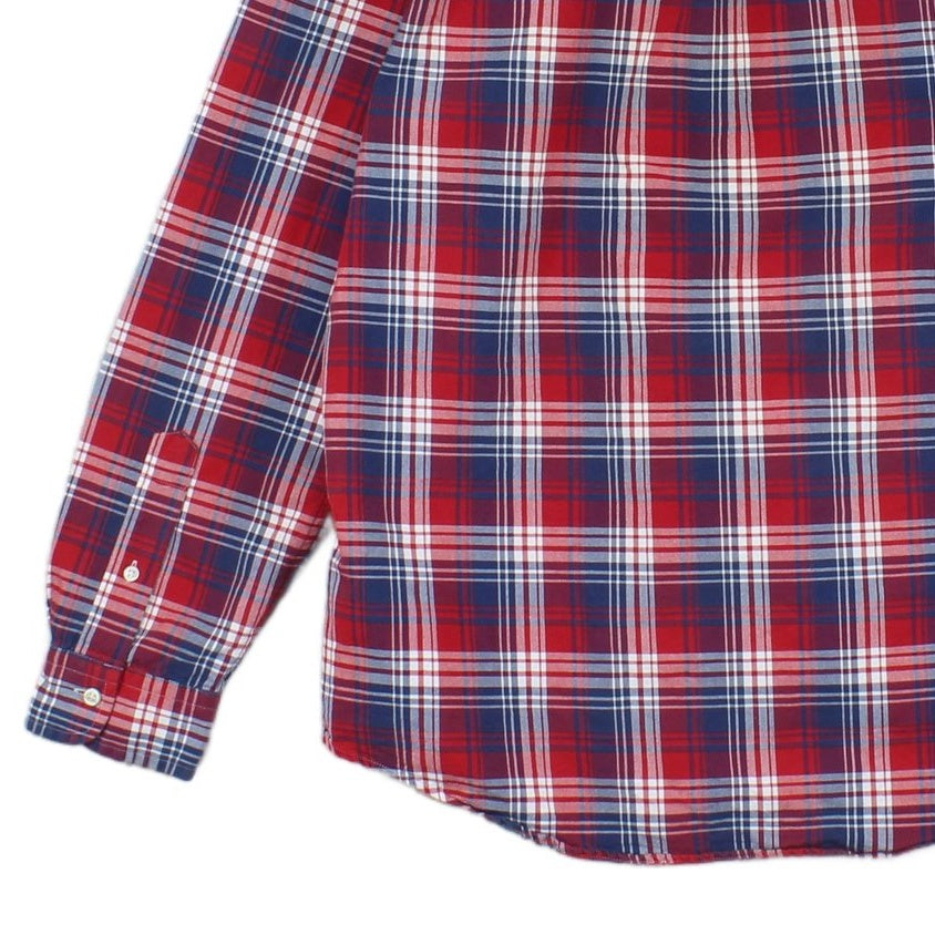 Mens Plaid Shirt Classic Fit Button Up