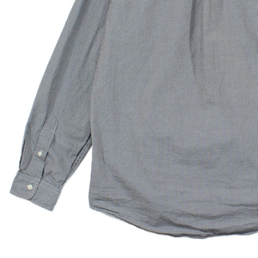 Mens Check Shirt Button Up Long Sleeve