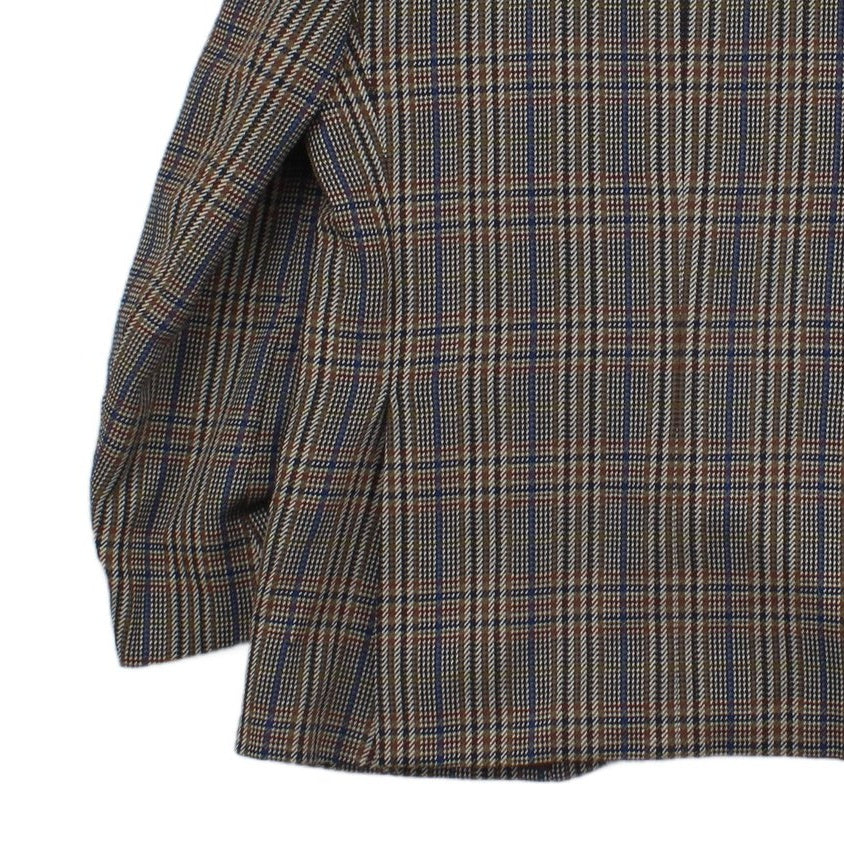 Mens Blazer Uk Made Check Long