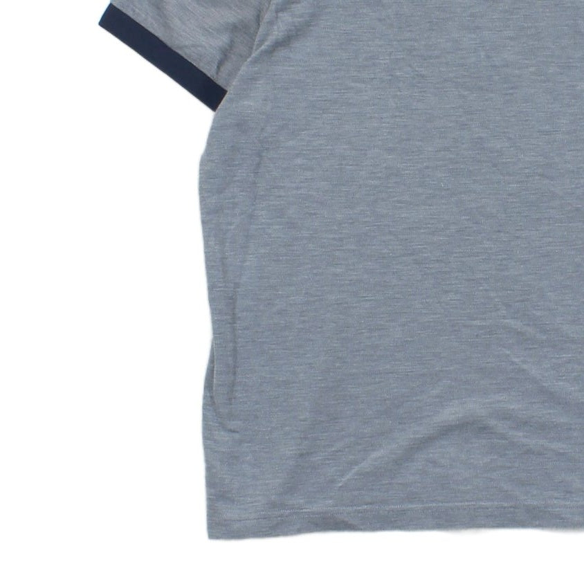 Mens Polo Shirt Slim Fit Collar Short Sleeve Cotton