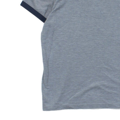 Mens Polo Shirt Slim Fit Collar Short Sleeve Cotton