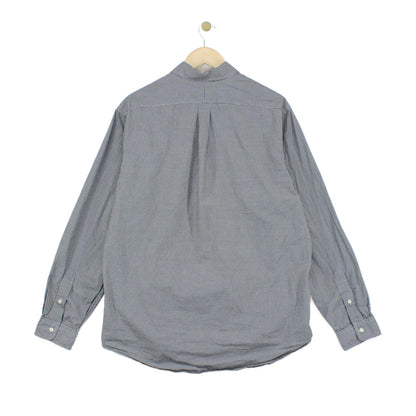 Mens Check Shirt Button Up Long Sleeve