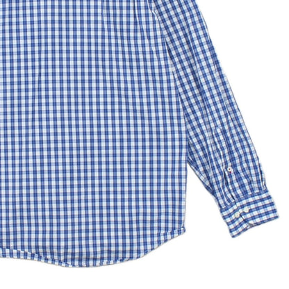 Mens Shirt Gingham Button Down Check