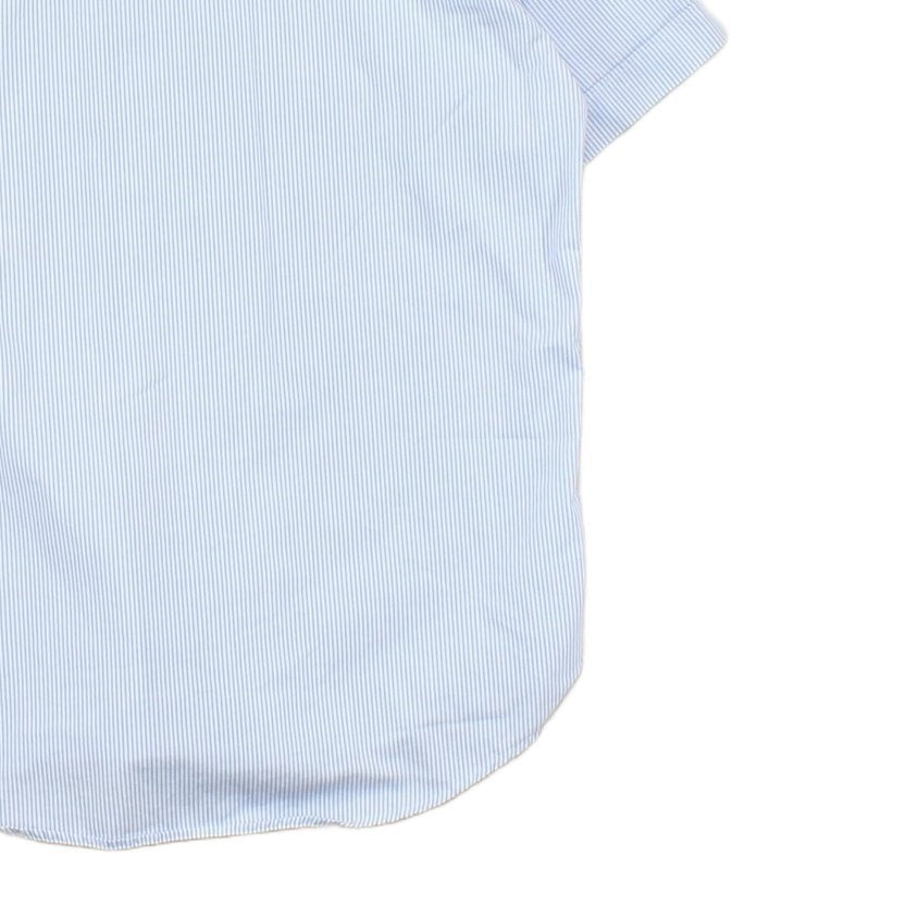 Mens Striped Shirt Classic Casual Short Sleeve